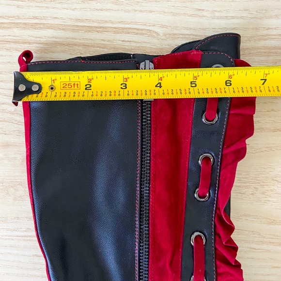 Red Flare Boots - Picture 5 of 6